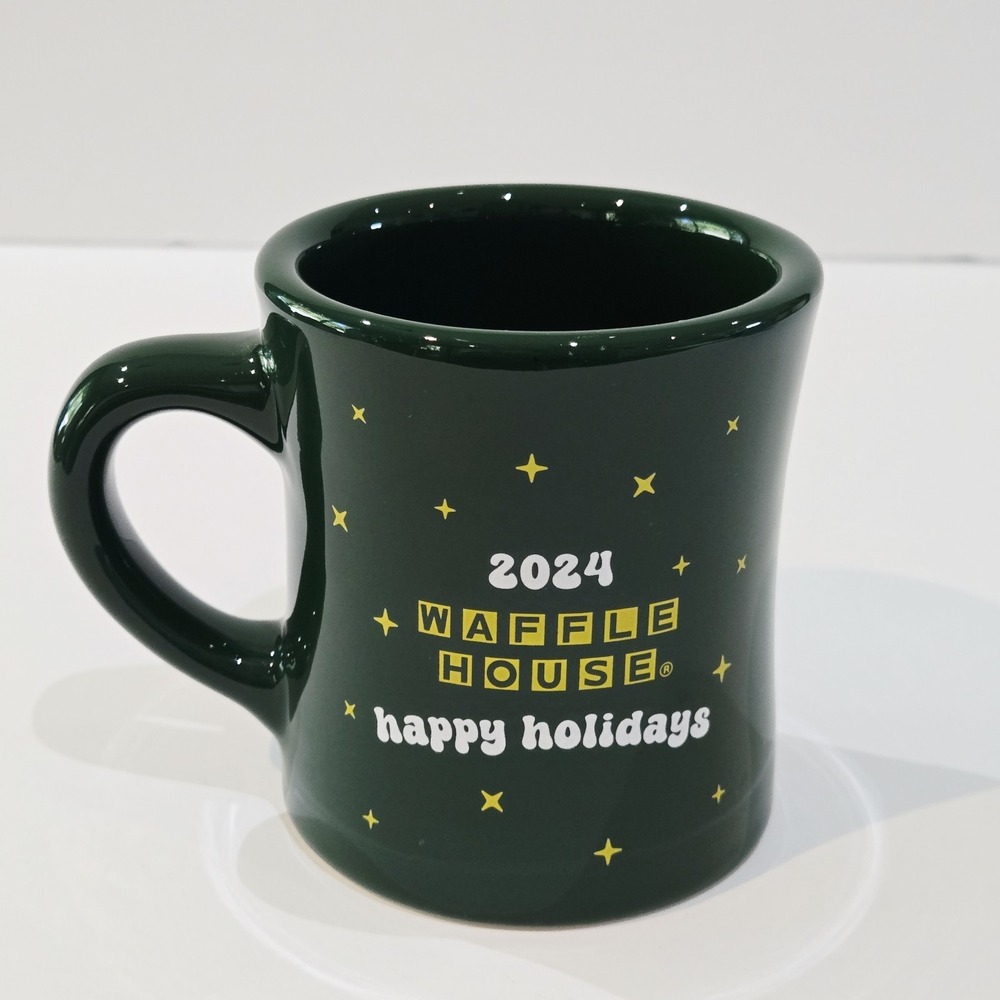 WAFFLE HOUSE Christmas 2024 Limited Edition Coffee Cup Ceramic Mug Tuxton NEW